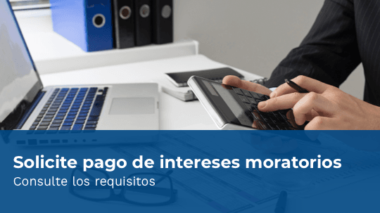 Banner Solicite Pago de Intereses Moratorios - UGPP