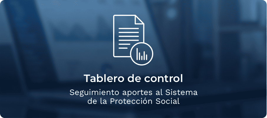 Icono Tablero de control seguimiento de aportes - UGPP